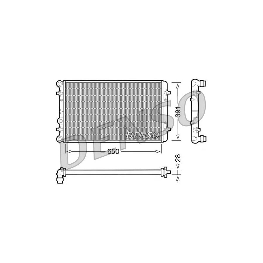 Denso DRM02007 Drm02007 Engine Radiator | ML Performance UK