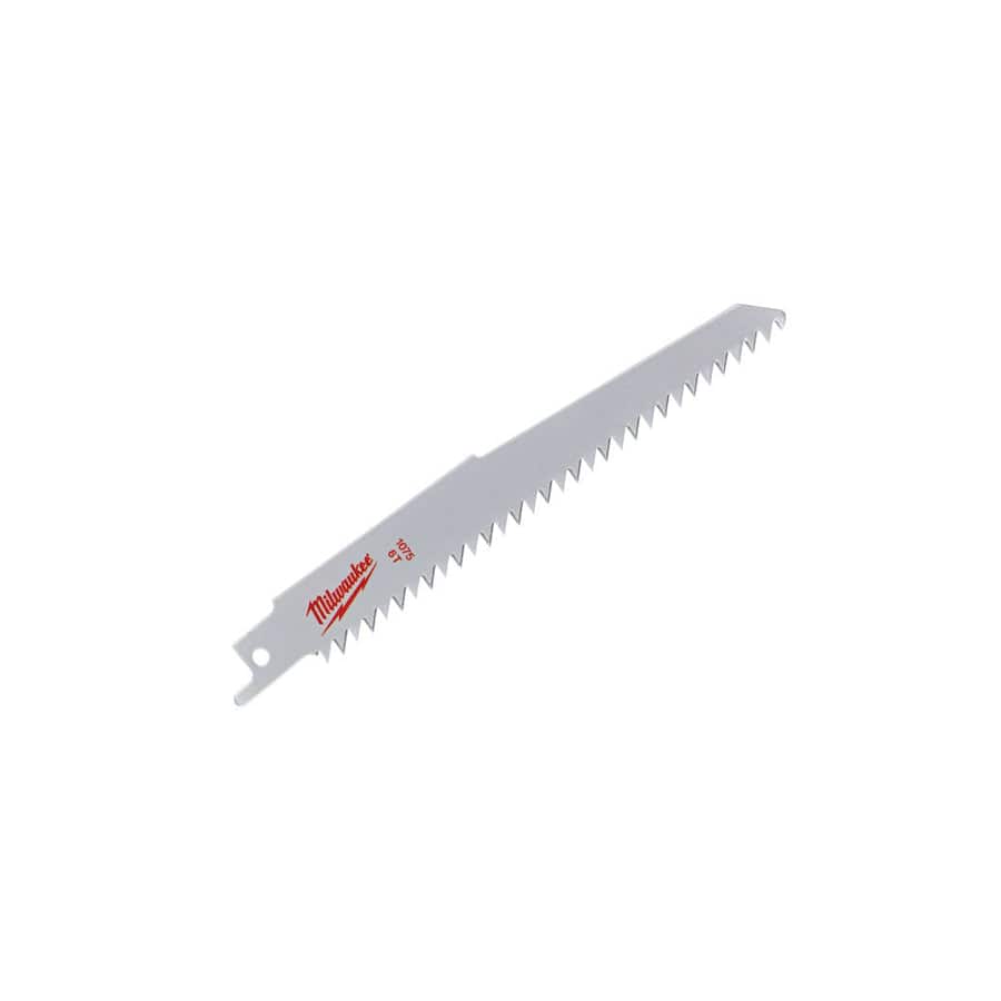 Milwaukee Power Tools MIL48001075 SAWZALL® Wood/Plastic Blade 150mm 6 tpi (3) | ML Performance UK