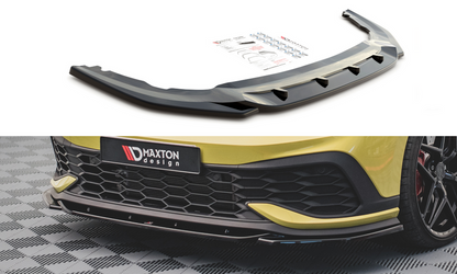 Maxton Design VW-GO-8-GTI-CS-FD2T Front Splitter V.2 Volkswagen Golf GTI Clubsport MK8 | ML Performance UK Car Parts