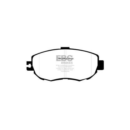 EBC PD01KF825 Lexus Greenstuff Front Brake Pad & Plain Disc Kit  (Inc. GS300 & LS400 XF10) 2 | ML Performance UK Car Parts