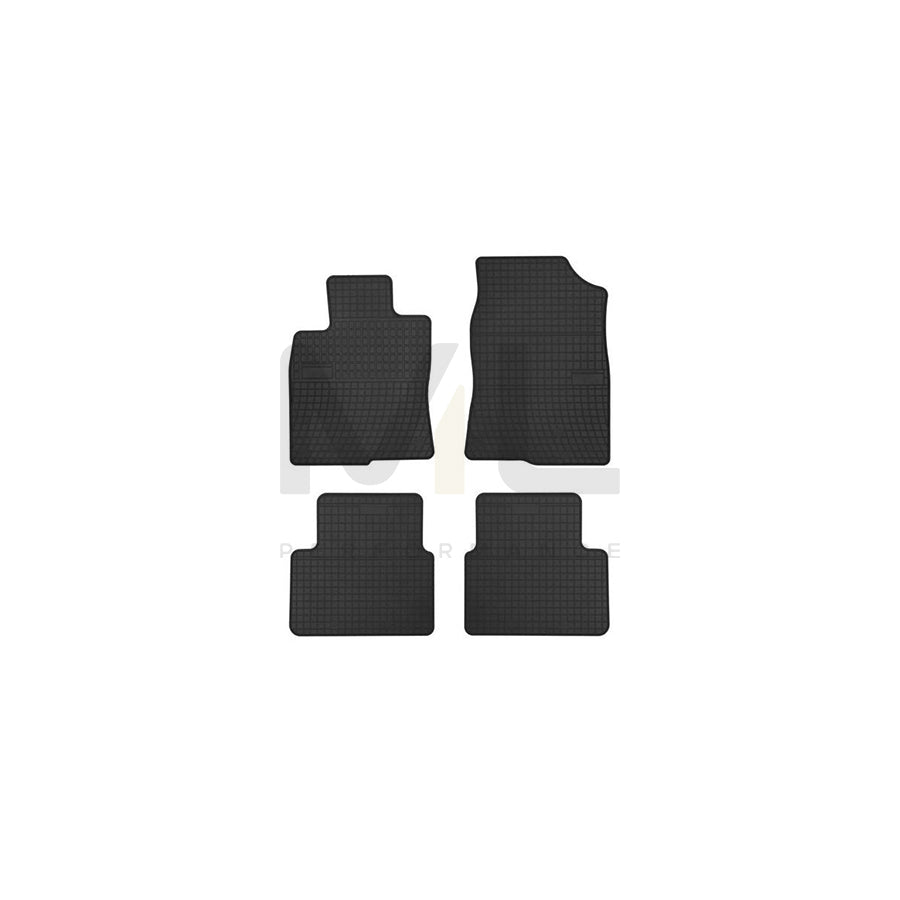 FROGUM Tailored 547921 Floor mat set for HONDA Civic X Hatchback (FC,FK) Elastomer, Front and Rear, Quantity: 4, Black | ML Performance Car Parts