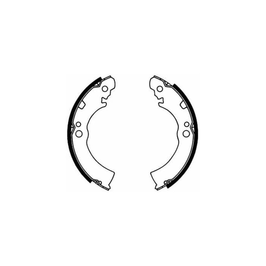 ABE C01001ABE Brake Shoe Set