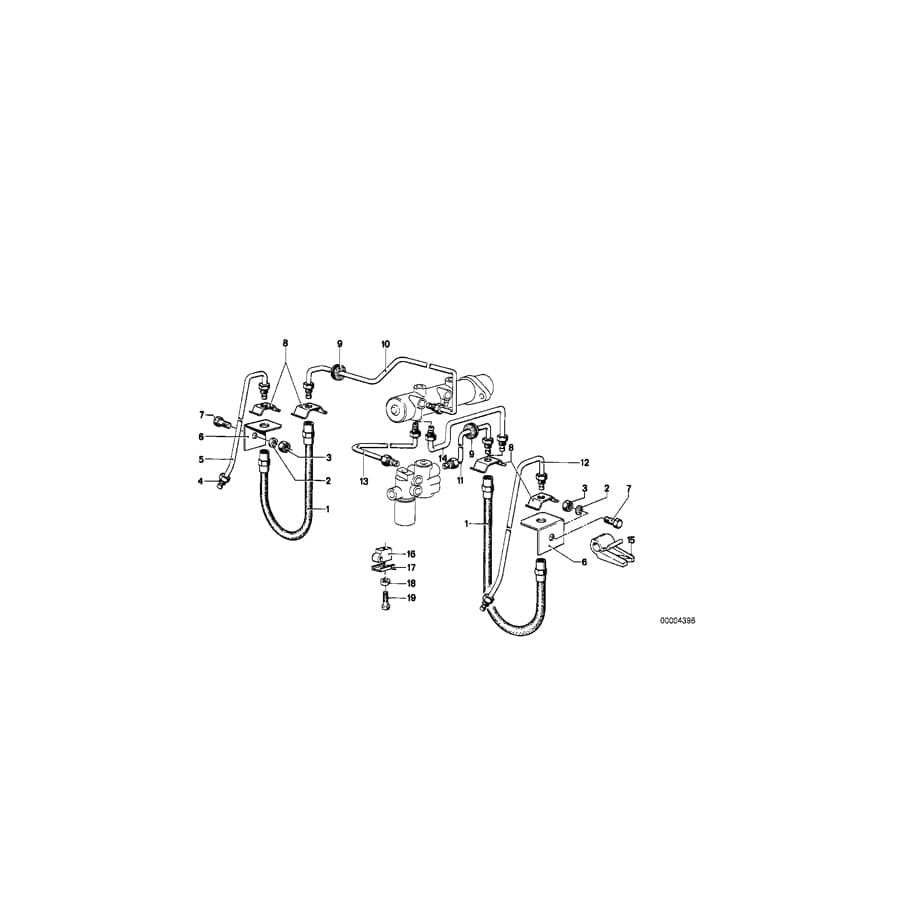 Genuine BMW 34321155062 E31 E32 Holder (Inc. 315, M5 & 525) | ML Performance UK Car Parts