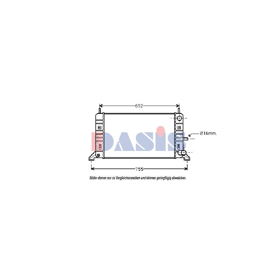 AKS Dasis 881174N Radiator Hose | ML Performance UK