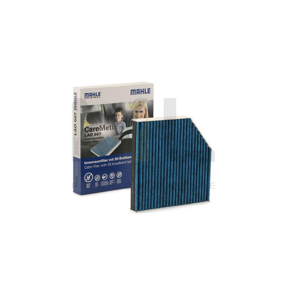 MAHLE ORIGINAL LAO 667 Pollen filter Activated Carbon Filter, with anti-allergic effect, with antibacterial action, CareMetix® | ML Performance Car Parts