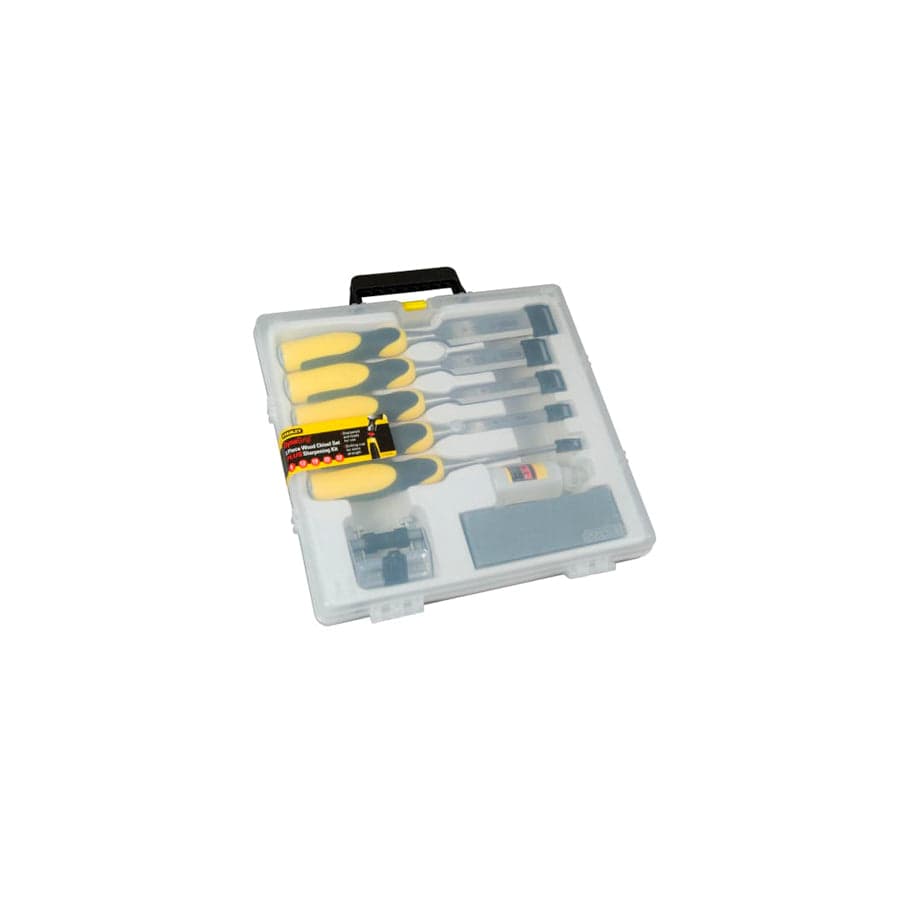 STANLEY® STA516421 DYNAGRIP Chisel with Strike Cap Set, 5 Piece + Accessories | ML Performance UK