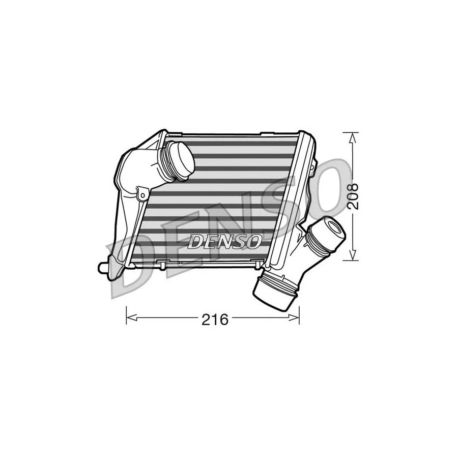 Denso DIT02014 Dit02014 Intercooler For Audi A8 D3 (4E2, 4E8) | ML Performance UK