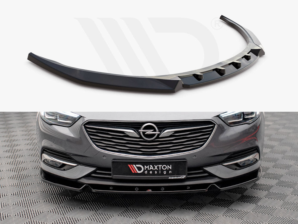 Maxton Design OP-IS-B-FD1T Front Splitter V.1 Opel / Vauxhall Insignia MK2 (2017-) | ML Performance UK Car Parts