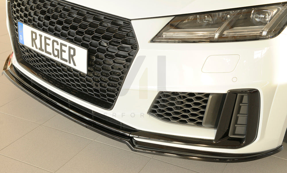 Rieger 00088188 Audi 8J-FV 8S Front Splitter (TT & TTS) 5 | ML Performance UK Car Parts