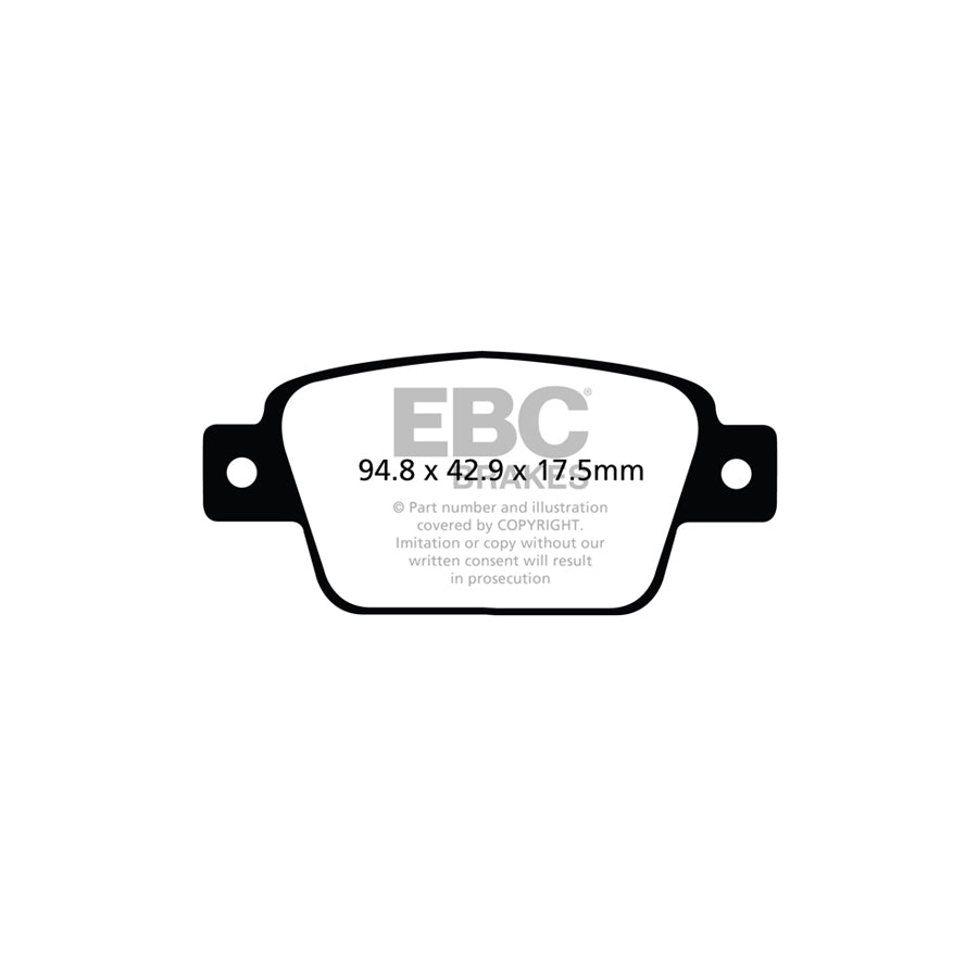 EBC PD40K490 Chrysler Fiat Lancia Ultimax Pad & Plain Disc Kit - Bosch Caliper (Inc. Delta & Bravo) 3 | ML Performance UK Car Parts