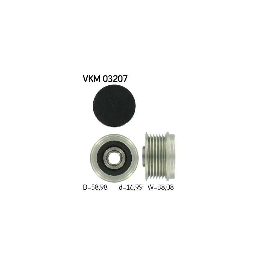 Skf Vkm 03207 Alternator Freewheel Clutch | ML Performance UK Car Parts