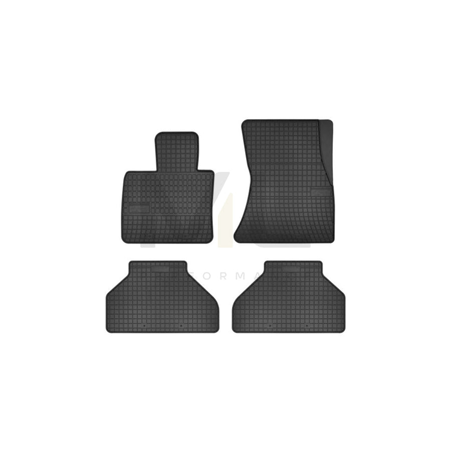 FROGUM Tailored 546337 Floor mat set Elastomer, Front and Rear, Quantity: 4, Black | ML Performance Car Parts