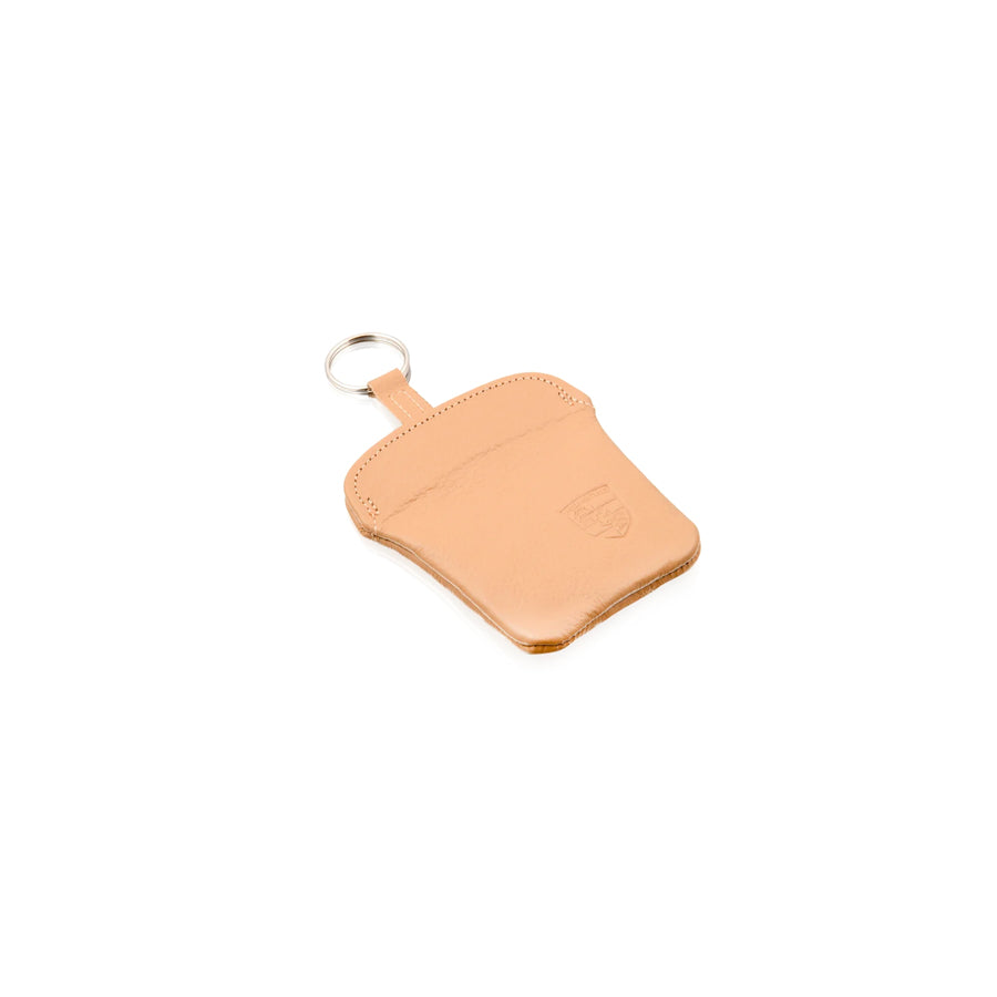 Genuine Porsche Porsche Leather Key Pouch, Cashmere Beige | ML Performance UK Car Parts