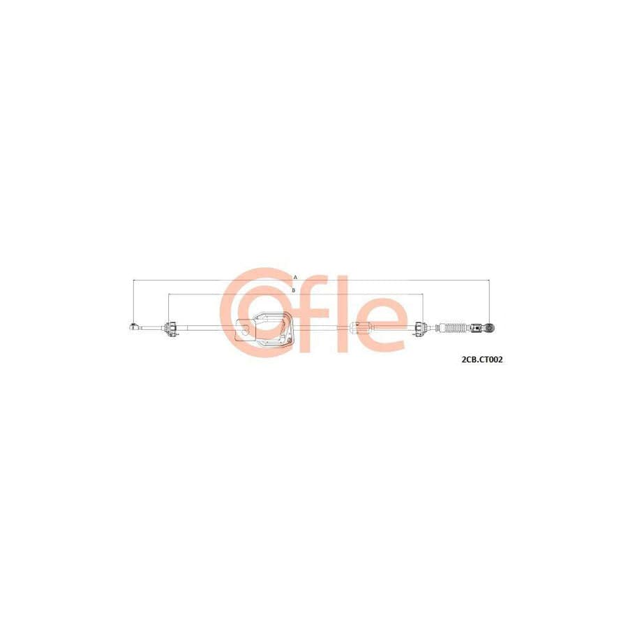 Cofle 2Cb.Ct002 Cable, Manual Transmission For Citroën Xsara Picasso (N68)