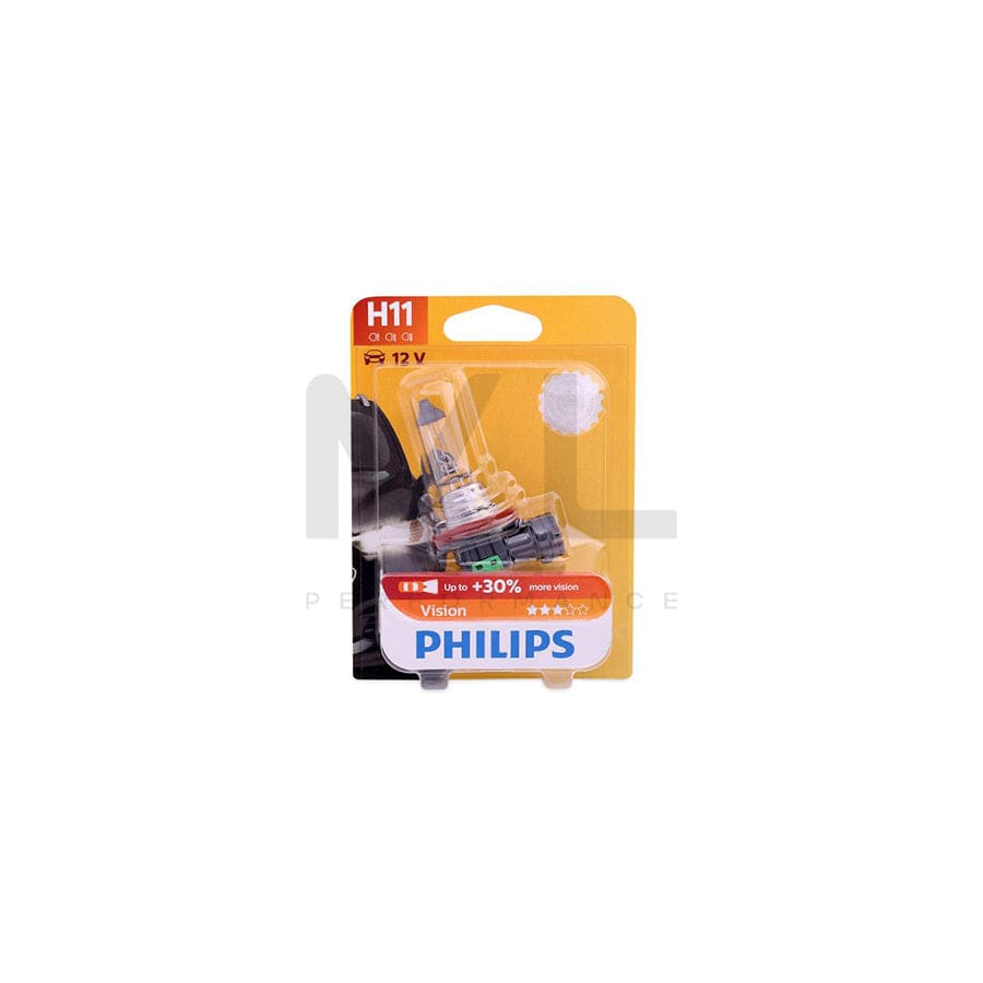 PHILIPS Vision 12362PRB1 Bulb, spotlight H11 12V 55W PGJ19-2 Halogen | ML Performance Car Parts