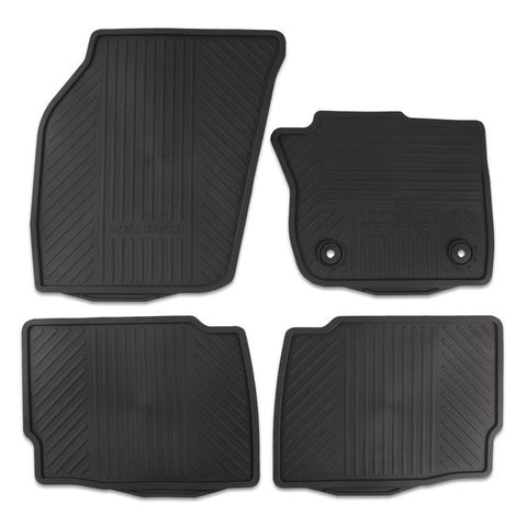 GENUINE FORD 1873896 MONDEO SET OF FRONT AND REAR RUBBER FLOOR MATS, BLACK, 2014 - 2018 | ML Performance UK