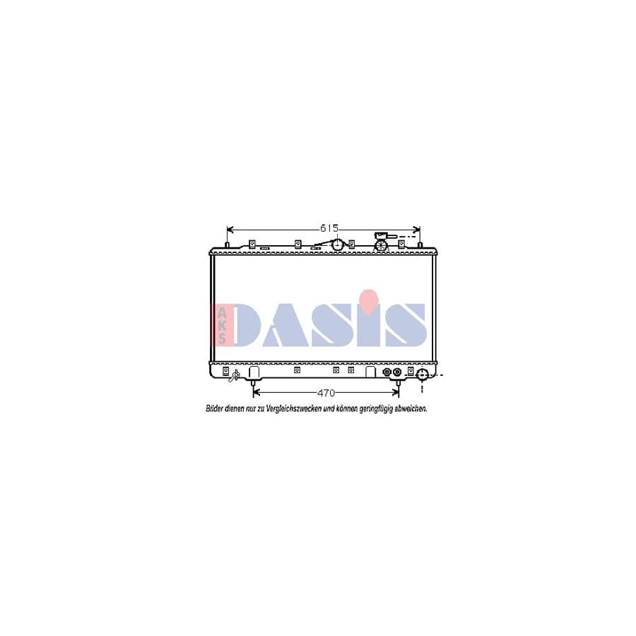 AKS Dasis 560013N Engine Radiator For Hyundai Sonata III (Y-3) | ML Performance UK