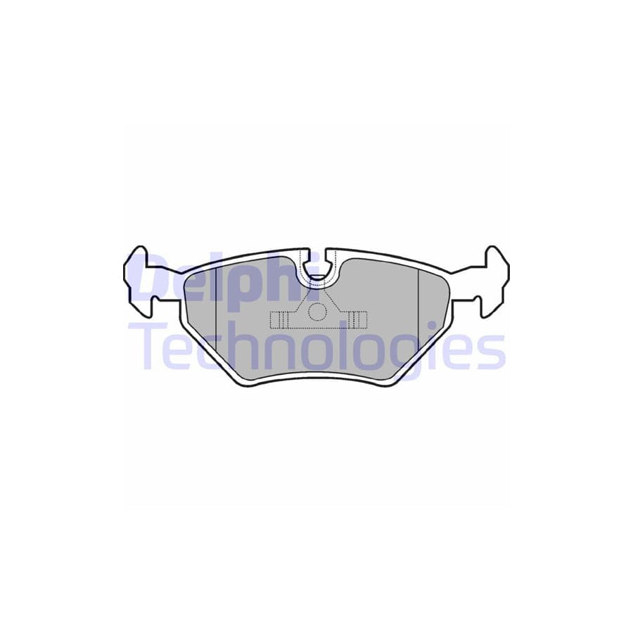 Delphi Lp555 Brake Pad Set