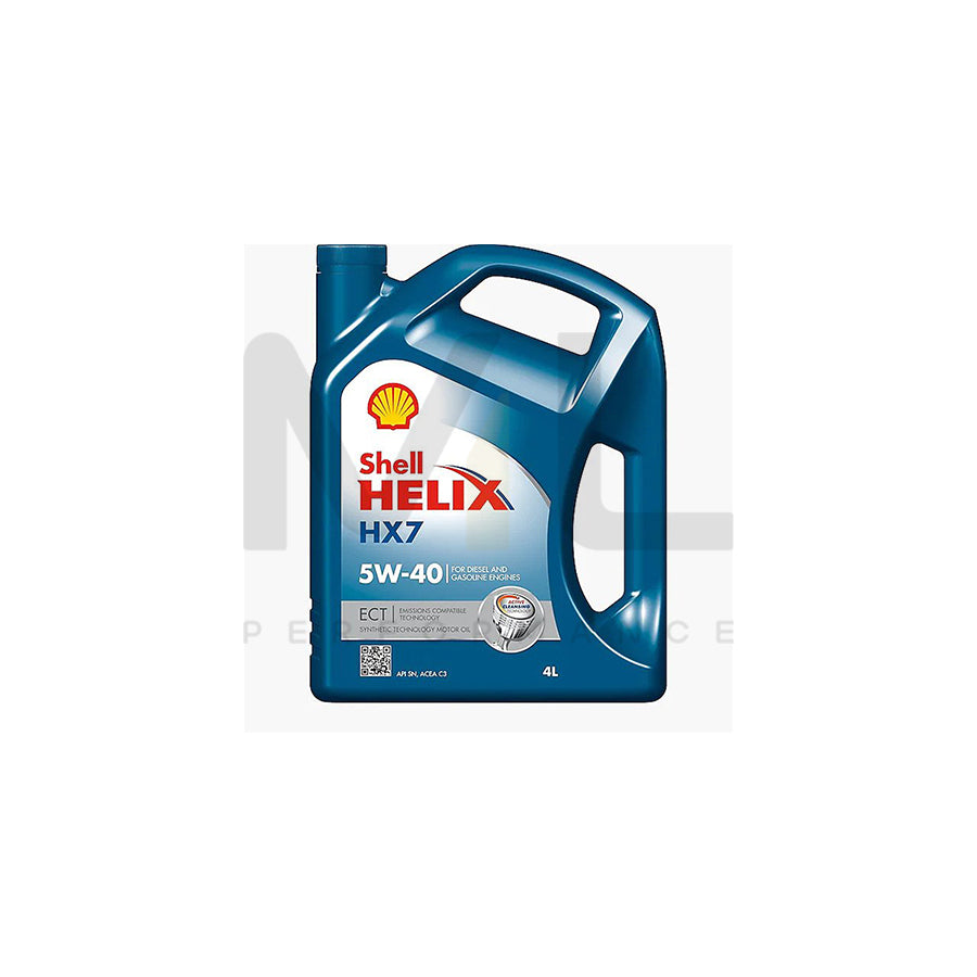 Shell Helix HX7 ECT C3 Engine Oil - 5W-40 - 4Ltr Engine Oil ML Performance UK ML Car Parts