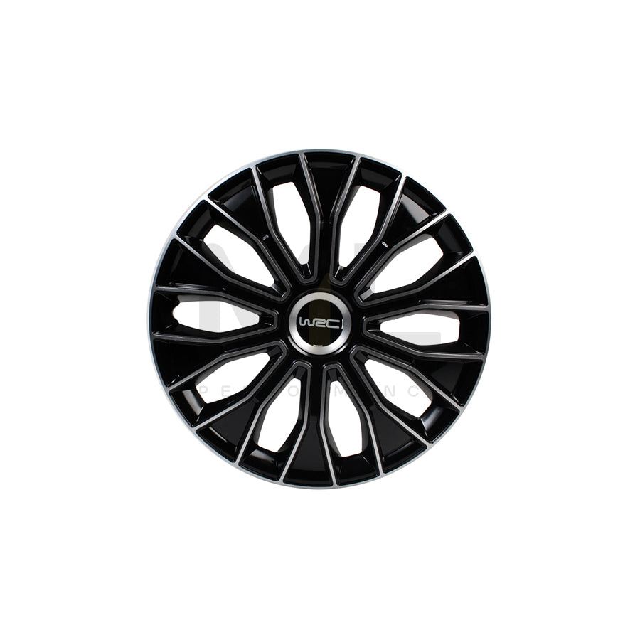 WRC 007469 Wheel trims 15 Inch Black/Silver | ML Performance Car Parts