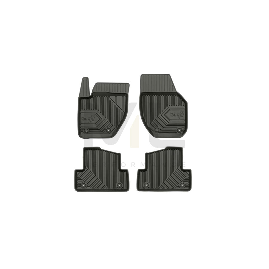 FROGUM Tailored 77409033 Floor mat set for VOLVO V40 Hatchback (525, 526) Elastomer, Front and Rear, Quantity: 4, Black | ML Performance Car Parts