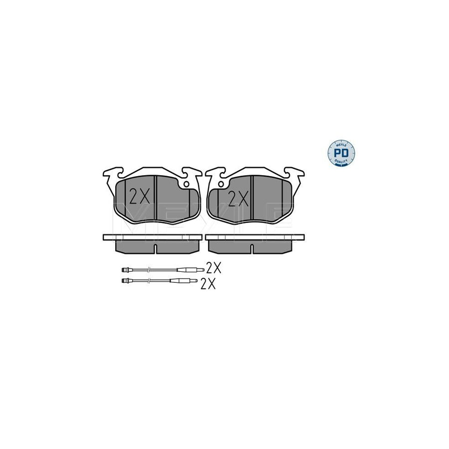 Meyle 025 209 0618/Pd Brake Pad Set