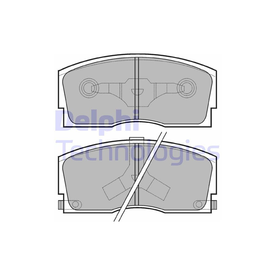 Delphi Lp626 Brake Pad Set