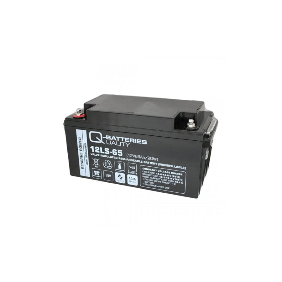 Q-Batteries 12LS65 12V 65Ah lead fleece battery / AGM VRLA with VdS | ML Performance UK Car Parts