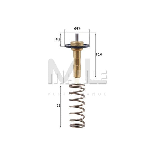 MAHLE ORIGINAL TX 311 90D Engine thermostat Opening Temperature: 90��C, with seal | ML Performance Car Parts