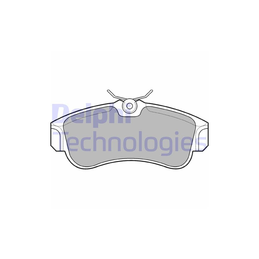 Delphi Lp616 Brake Pad Set