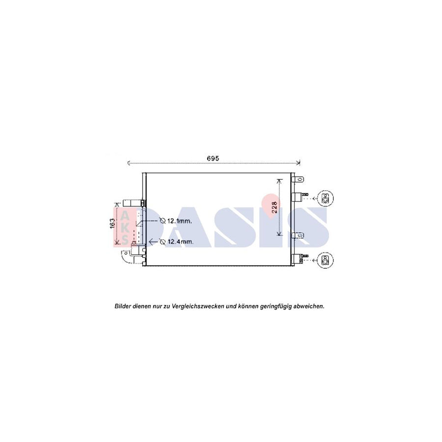 AKS Dasis 372009N Air Conditioning Condenser | ML Performance UK