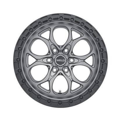 Weld W10700084600 Ledge 6 W107 Wheel 20x10 6x139.7 ET13 BS6 Satin Gunmetal - Satin Black