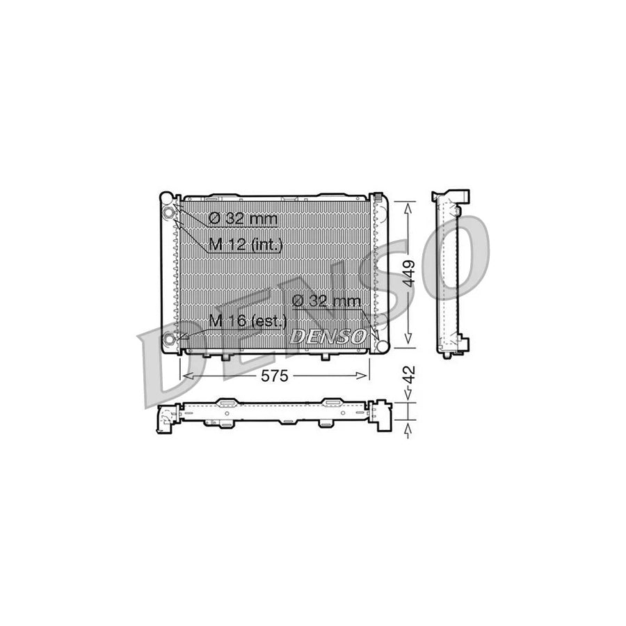 Denso DRM17069 Drm17069 Engine Radiator Suitable For Mercedes-Benz 190 (W201) | ML Performance UK