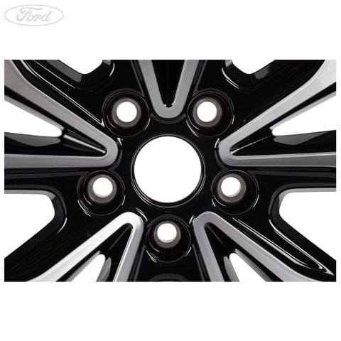 GENUINE FORD 2419436 KUGA ALLOY WHEEL 18" 5 X 2-SPOKE V DESIGN, BLACK MACHINED | ML Performance UK