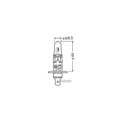 OSRAM SUPER BRIGHT H1 12V 100W PX14.5s NON standard H1 base