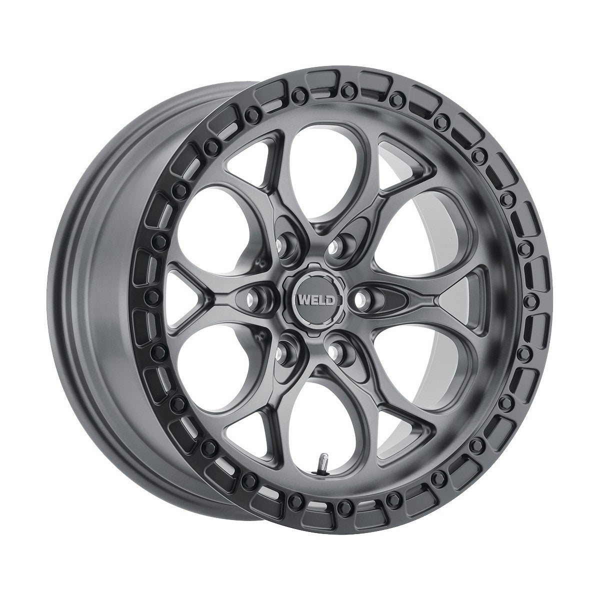 Weld W10700084600 Ledge 6 W107 Wheel 20x10 6x139.7 ET13 BS6 Satin Gunmetal - Satin Black