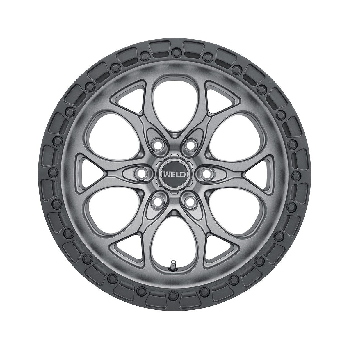 Weld W10700084475 Ledge 6 W107 Wheel 20x10 6x139.7 ET-18 BS4.75 Satin Gunmetal - Satin Black