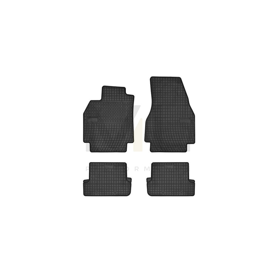 FROGUM Tailored 0750 Floor mat set for RENAULT MEGANE Elastomer, Front and Rear, Quantity: 4, Black | ML Performance Car Parts