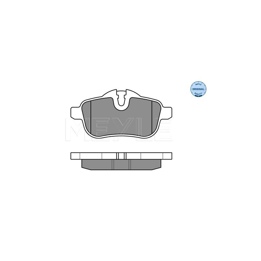 Meyle 025 245 5918 Brake Pad Set For BMW Z4 Roadster (E89)