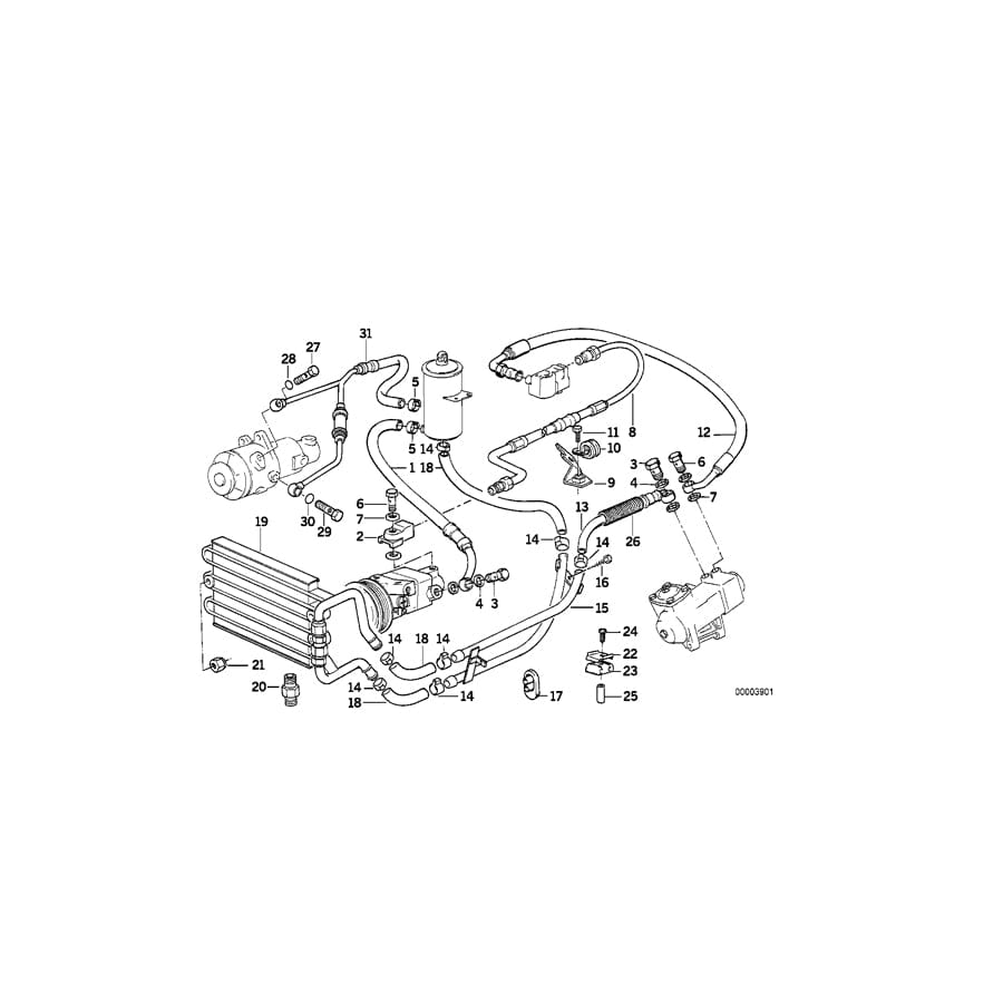 Genuine BMW 32411139310 E31 Relief Valve (Inc.  & 850Ci) | ML Performance UK Car Parts