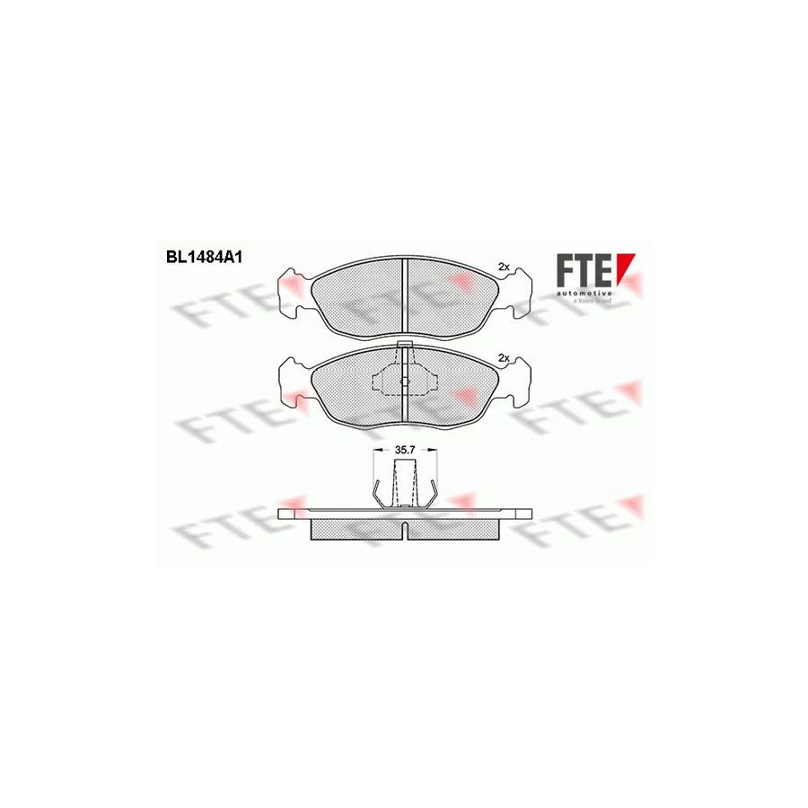 Fte BL1484A1 Brake Pad Set | ML Performance UK Car Parts