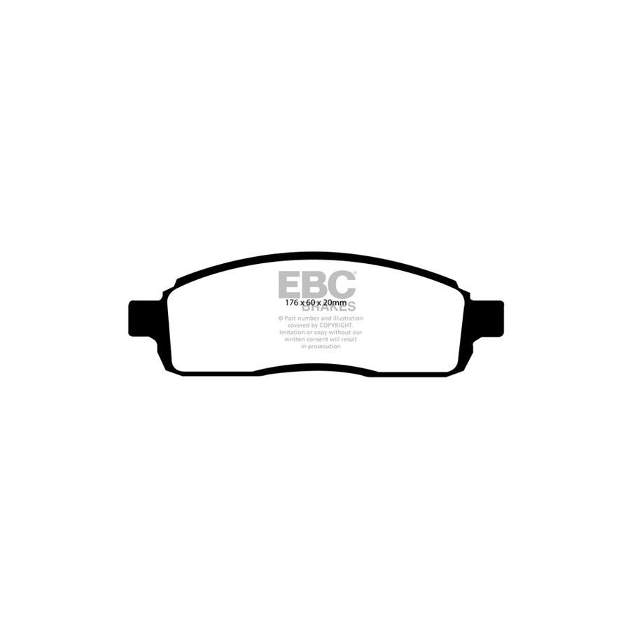 EBC DP1696/2 Ford F-150 Ultimax Front Brake Pads 2 | ML Performance UK Car Parts