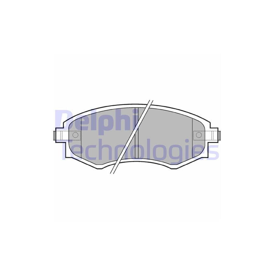 Delphi Lp606 Brake Pad Set