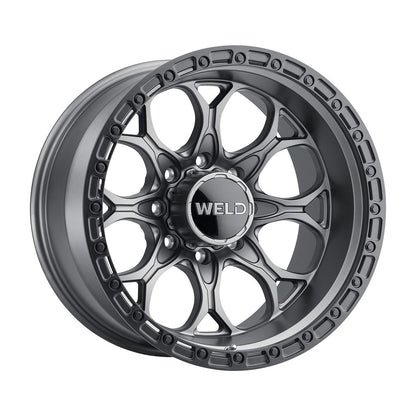 Weld W10700082476 Ledge 8 W107 Wheel 20x10 8x165.1 ET-18 BS4.75 Satin Gunmetal - Satin Black