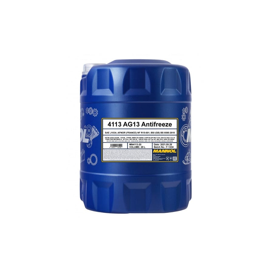 Mannol AG13 Hightec MN4113-20 Antifreeze | ML Performance UK Car Parts