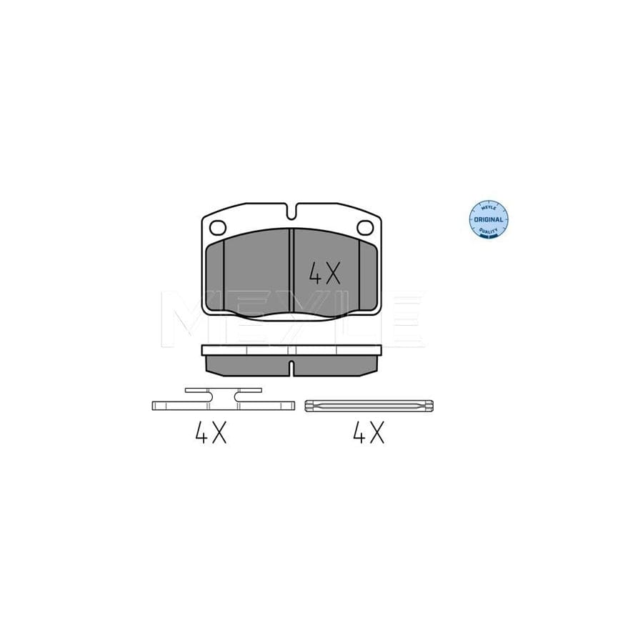 Meyle 025 209 3915 Brake Pad Set