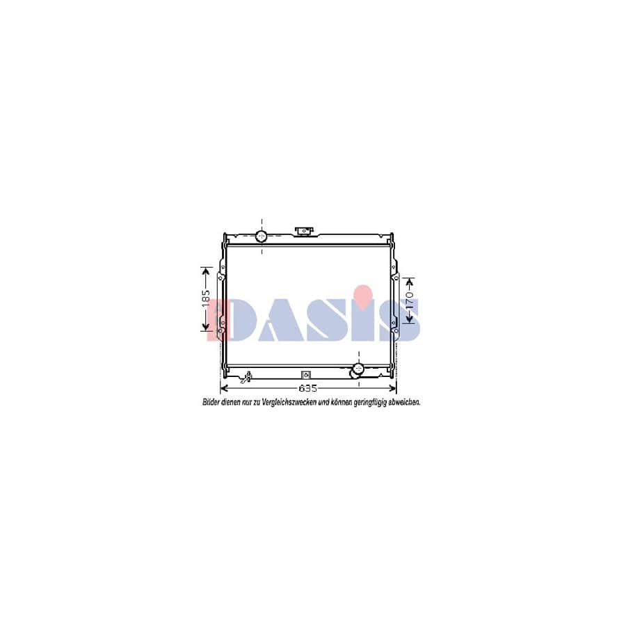 AKS Dasis 560021N Engine Radiator For Hyundai Galloper | ML Performance UK