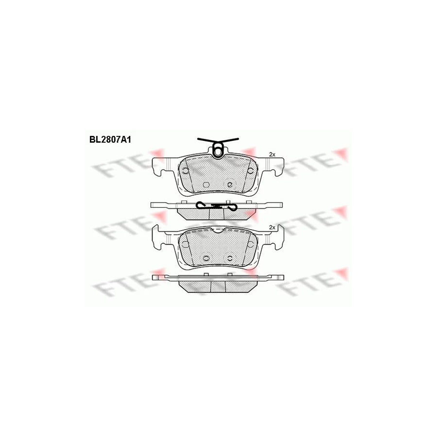 Fte 9010996 Brake Pad Set For Peugeot 308 | ML Performance UK Car Parts