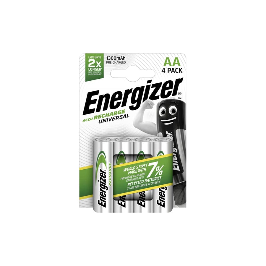 Energizer AA 1300 mAh Accu Recharge extreme (Card of 4) | ML Performance UK Car Parts