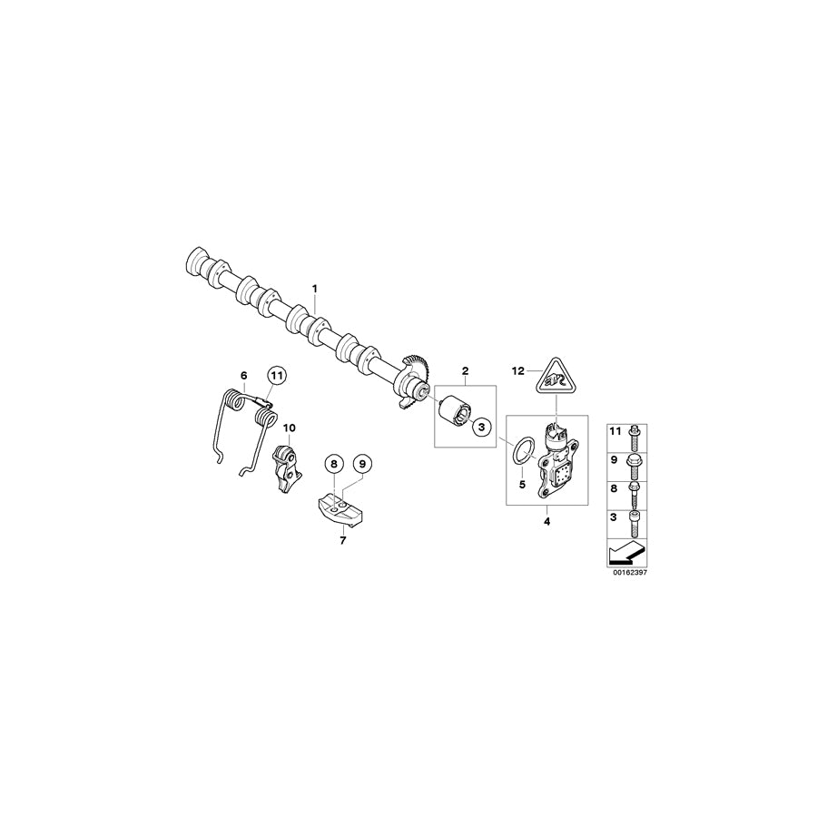 Genuine BMW 11377533888 R56 Eccentric Shaft (Inc. Cooper, One & One Eco 55kW) | ML Performance UK Car Parts